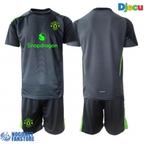 Manchester United Golmanski Gostujuci Dres za djecu 2025-26 Kratak Rukav (+ Kratke hlače)